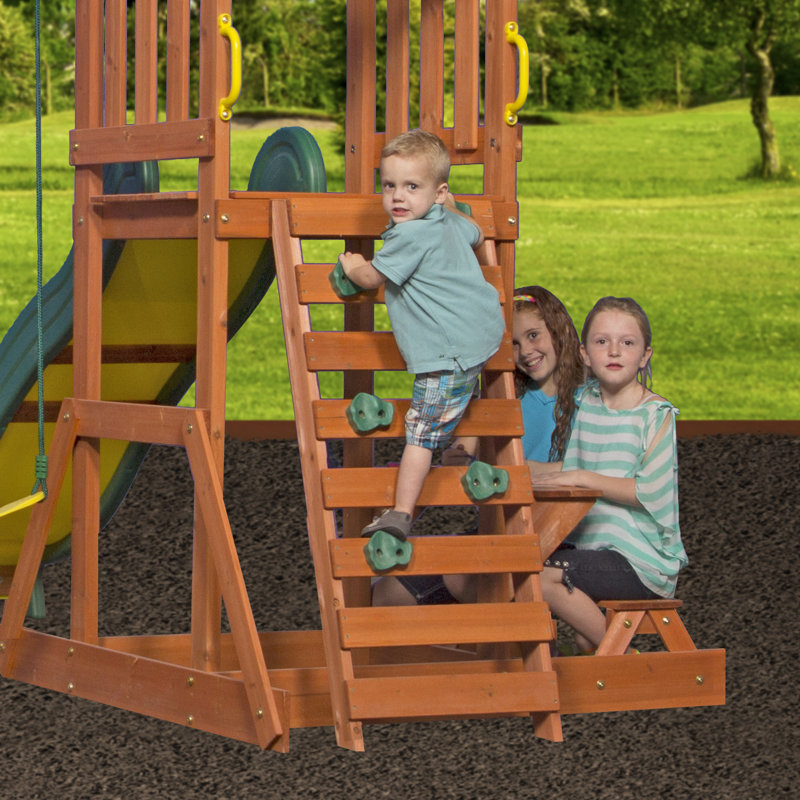 Backyard Discovery Belmont Sunnydale Swing Set Wayfair.co.uk